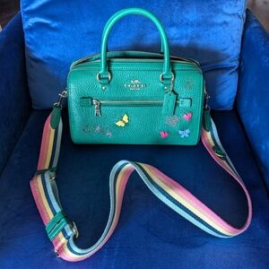 COACH Rowan Satchel with Diary Embroidery C8280